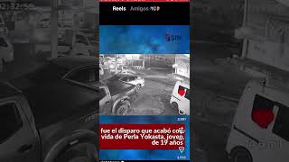 MOMENTO EN QUE MILITAR DISPARA CONTRA LA JOVEN PERLA YOKASTA QUITÁNDOLE LA VIDA EN LOS GUANDULES RD