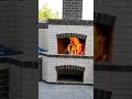 Угловое размещение уличной печи #shorts #мангал