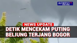 Ngeri Detik-Detik Puting Beliung Terjang Bojonggede Bogor, Atap Rumah Warga Porak-Poranda