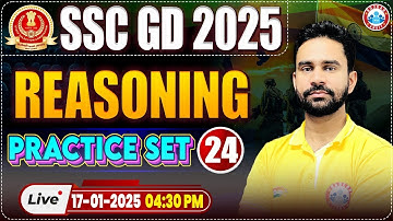 SSC GD 2025 | SSC GD Reasoning Practice Set 24 | Reasoning for SSC GD by Rahul Sir