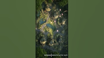D&D | Fey Village Free No Grid | Animated Battle Maps