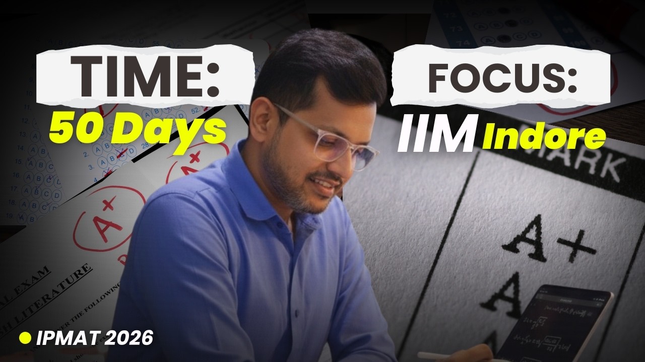 Only 50 Days Left for IPMAT 2026 | Full Preparation Strategy - YouTube