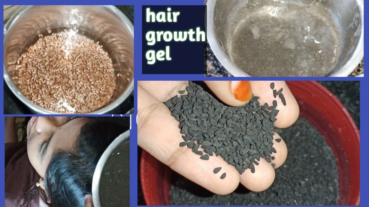 meeseemabidda flax seed gel for rapid hair growth//kalonji and flax