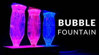 LED Bubble Fountain | DIY Water Bubble Fountain using Plastic Bottles