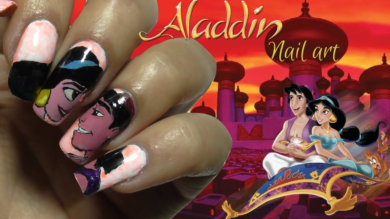 Aladdin nail art |Stellina Nails| - YouTube