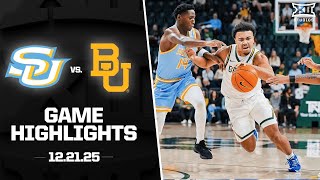 Southern Vs. Baylor Game Highlights 2025-26 Big 12 Mens Basketball