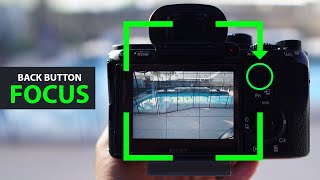 How To Setup BACK BUTTON FOCUS Sony a7iii alpha camera menu Information