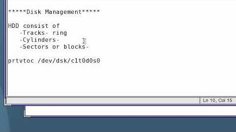 HD Management Unix Solaris 10 ( In Arabic )