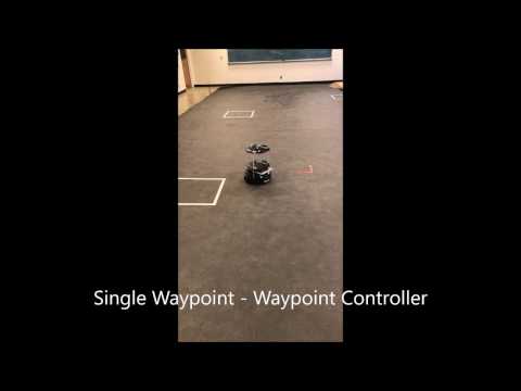 TurtleBot moving to a single waypoint using a proportional controller