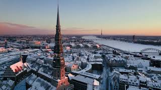 Beautiful Aerials Of Riga