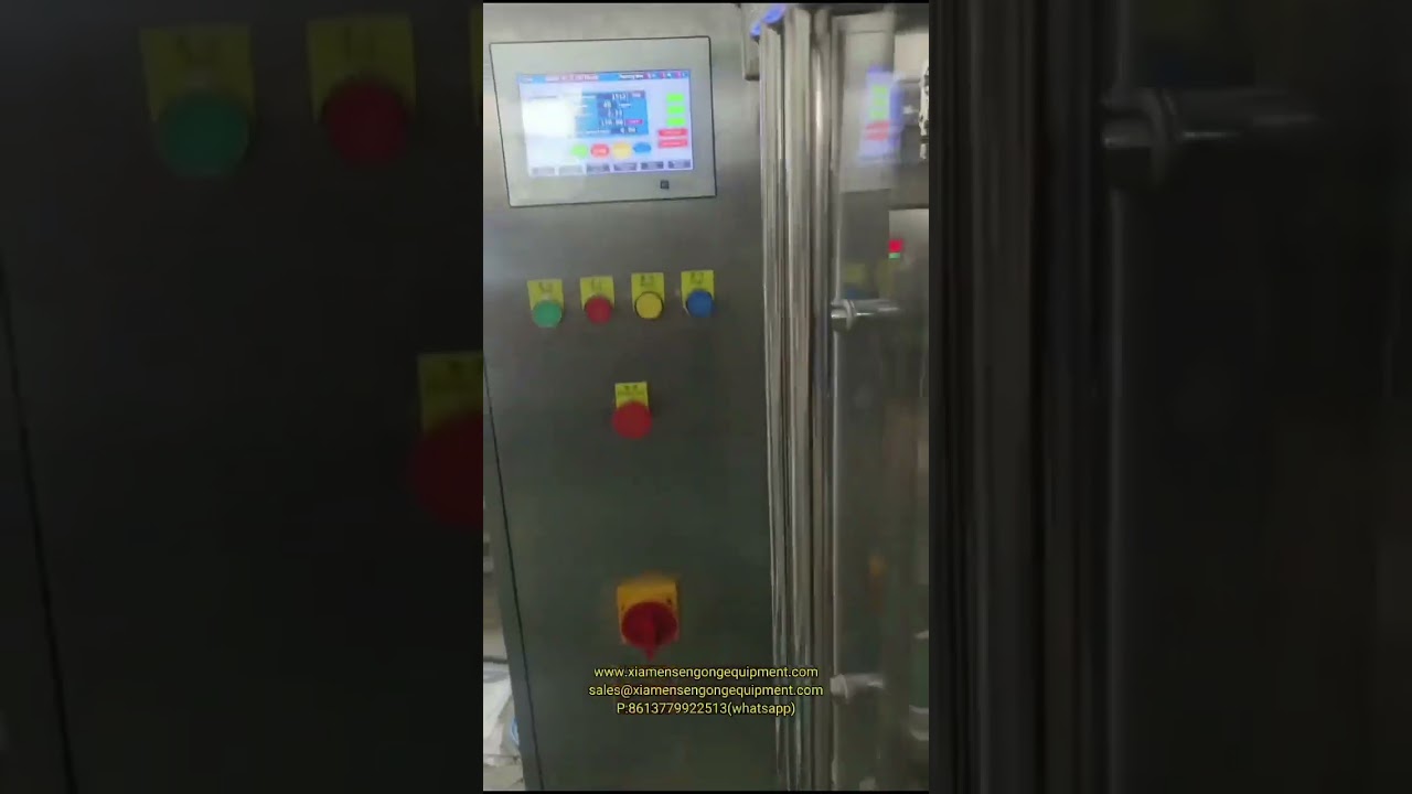 Máquina de envasado de bolsas líquidas de miel de 2 carriles 