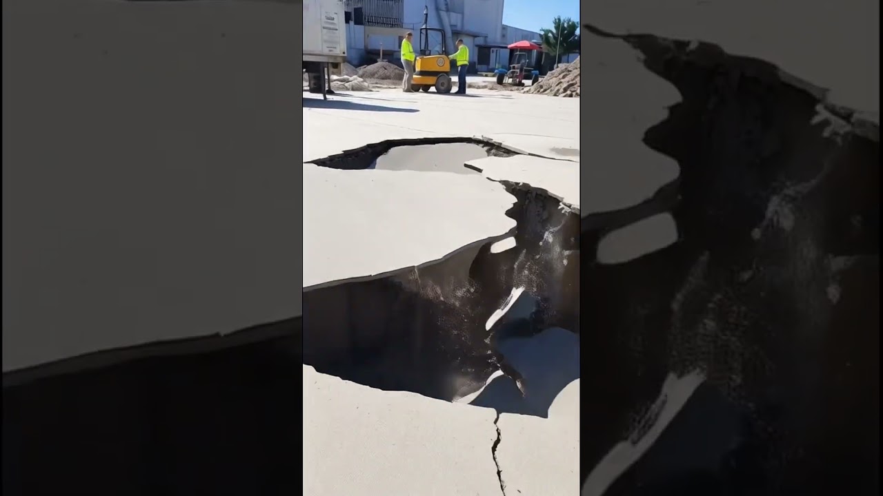 Concrete Floor Slab Collapse | AI Demolish