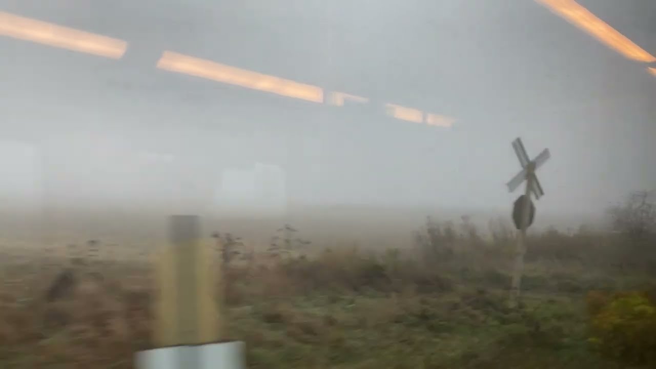 Foggy GO Train Ride: Old Elm to Union (Stouffville Line)