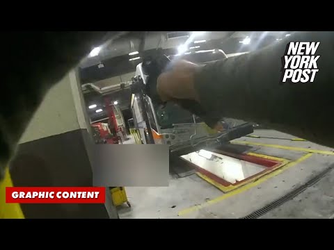 Bodycam shows police shoot bus mechanic dead moments after he ambushed and killed co-worker
