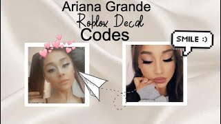 Roblox Ariana Grande Decal Codes Youtube - ariana grande decals roblox