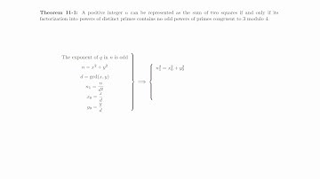 11 1 Sums of Two Squares