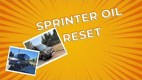 how to reset oil change light on a sprinter van 2007 - 2018