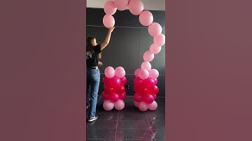 DIY Stand-Free Balloon Arch Tutorial