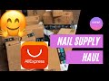 NAIL SUPPLY HAUL|DUPE FOR APRES, 123 GO, KIARA SKY|ALIEXPRESS|UNBOXING|GLITTER|AFFORDABLE