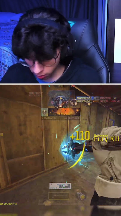 1v5 Clutch with Outlaw... #codm #shorts