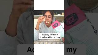 Radhi Devlukia l Acting like my husband for a day  Jay Shetty #funny #comedy #fyp #love