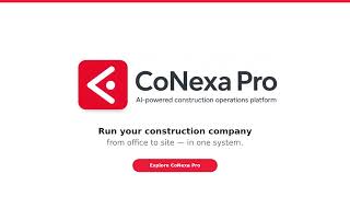 What is CoNexa Pro | Construction Management Software for Contractors in the Philippines