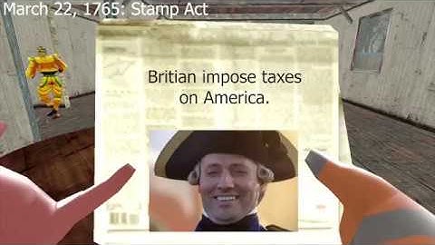 Gmod The American Revolution Simplified and parody
