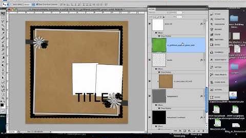 Digital Scrapbook Tutorial Using SpeedScraps Scripts.mp4