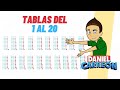 TABLAS DEL 1 AL 20  Super facil - Para principiantes