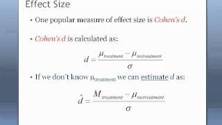 EDPS859 STATISTICAL METHOD - Effect Size