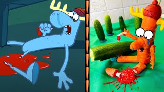 Happy Tree Friends From Food With Carrot. Out On A Limb