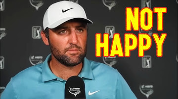 Scottie Scheffler SNAPS After Reporter asks THIS... 😡