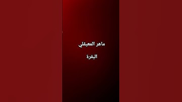 #ماهر_المعيقلي #سورة_البقرة #القرآن_الكريم #اكسبلور #مصر #love #الجزائر #العراق #السعودية #المغرب @#