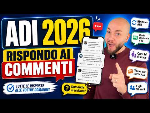 Video Assegno di Inclusione 2026: Tutte le Risposte su Rinnovo, Carta ADI e Pagamenti
