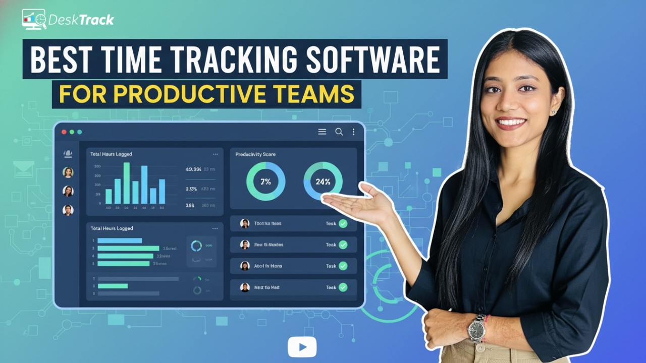 Best Time Tracking Software for Teams | DeskTrack Demo & Benefits 2026 ...
