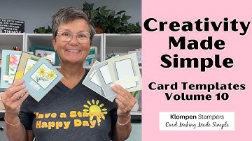 Simple Card Making Templates You’ll Use Again and Again | Creativity Made Simple Vol. 10