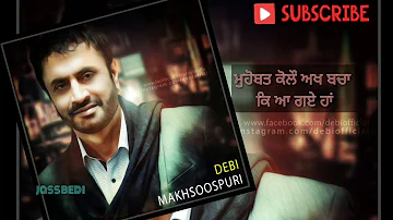 Yaadan || Debi Makhsoospuri || jass bedi || whatsapp status || Debi live 3 || punjabi Best sad song