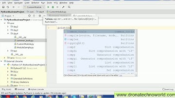 26.  Python Tutorial -  How to create custom Python module