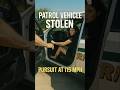 Bodycam: Reporting 115 MPH in Stolen Patrol Vehicle Pursuit