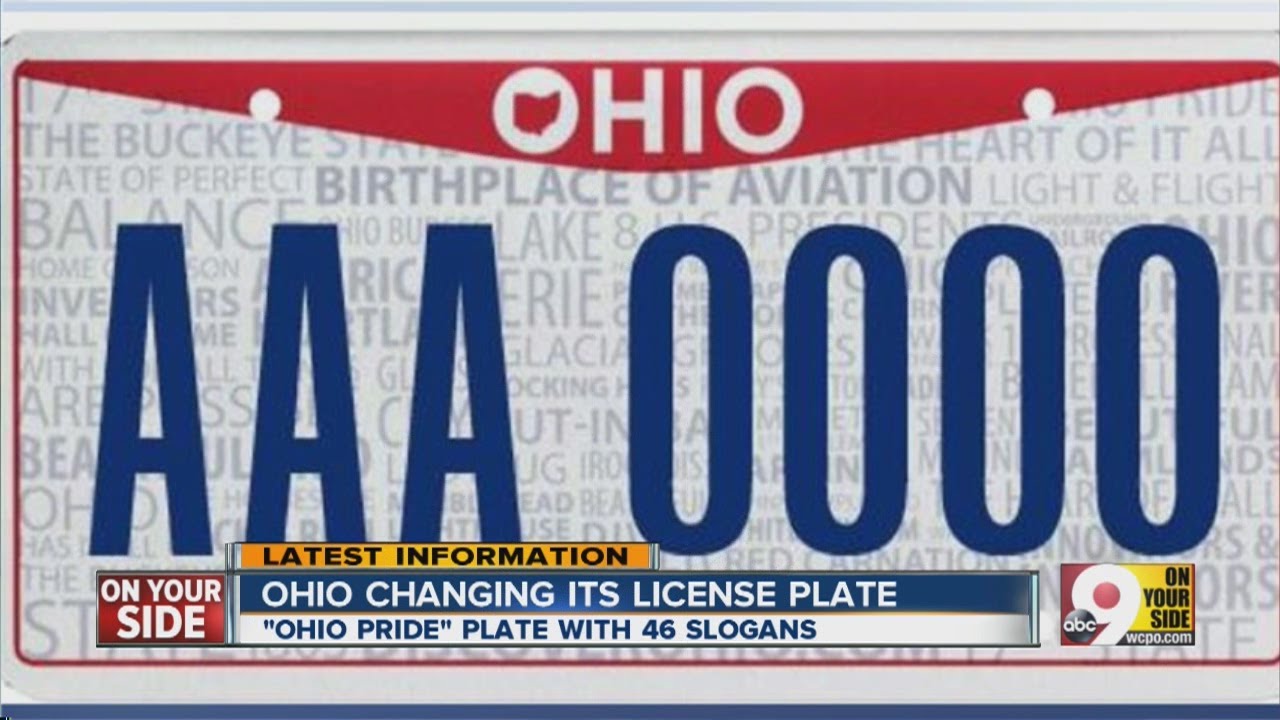 Ohio gets a new license plate Monday YouTube