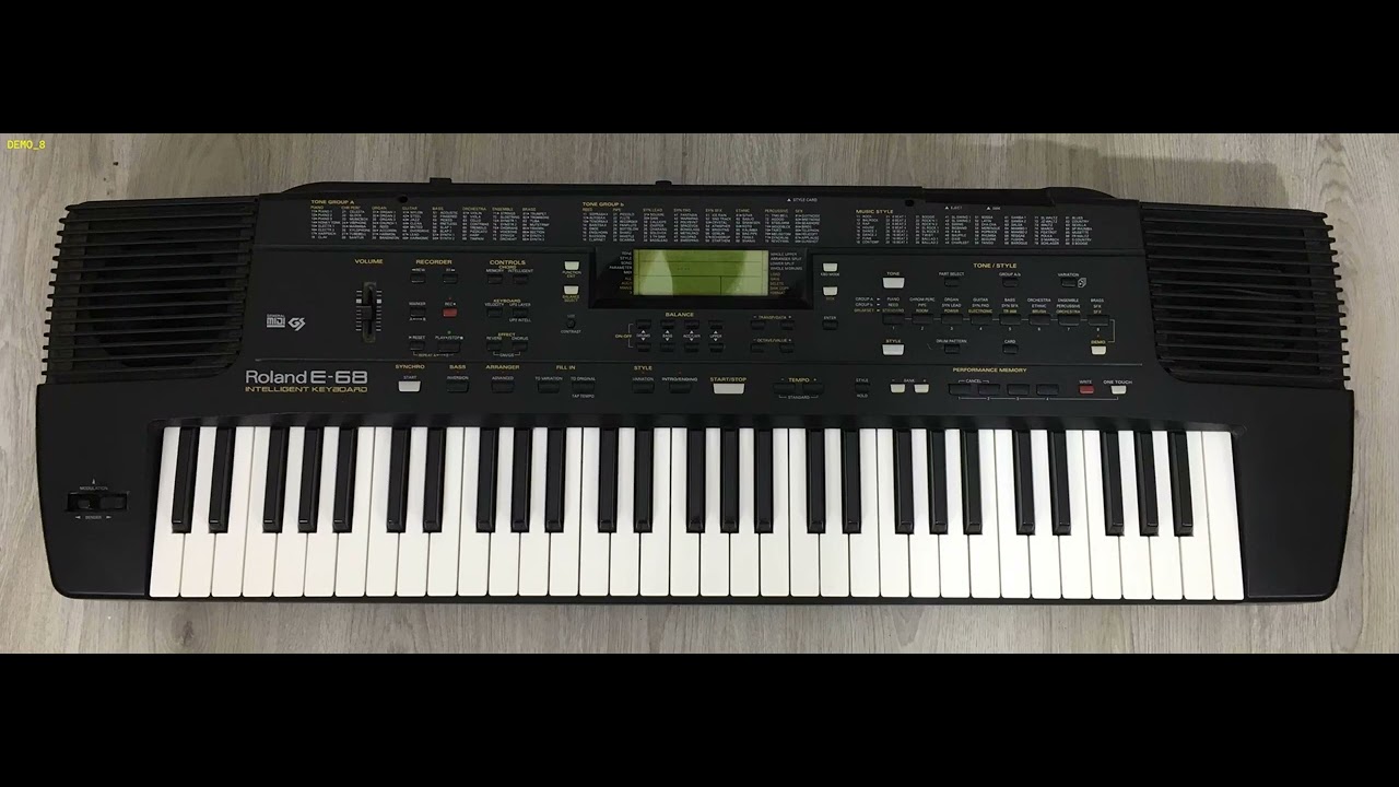 Roland E-68 (1996) - YouTube