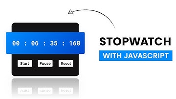 Create A Stopwatch Using Javascript | Step By Step Javascript Project
