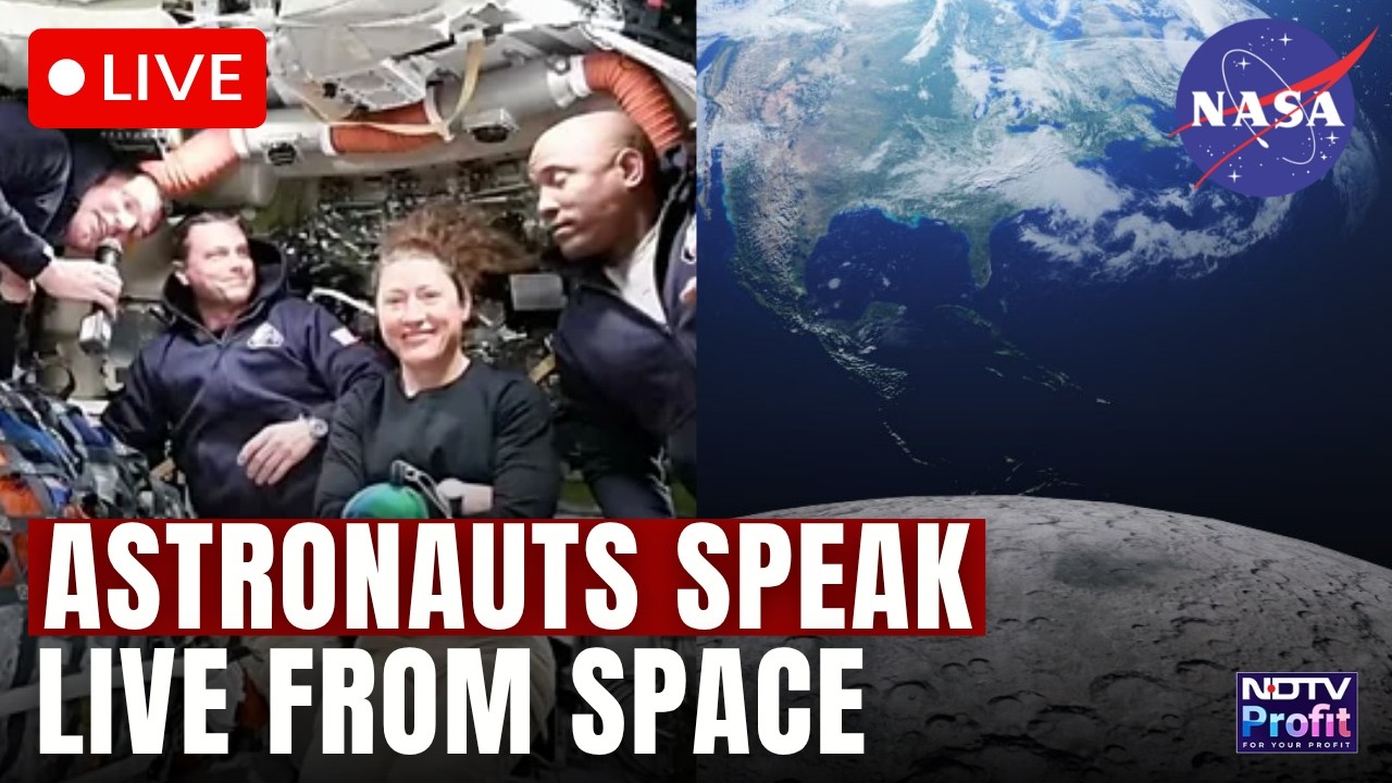 LIVE: Artemis II Astronauts Speak From Space | Historic Moon Mission ...