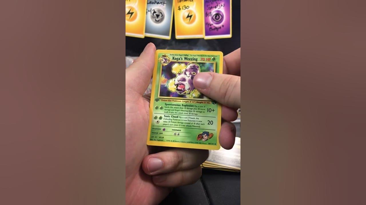 1st Edition Gym Challenge Booster Pack YouTube