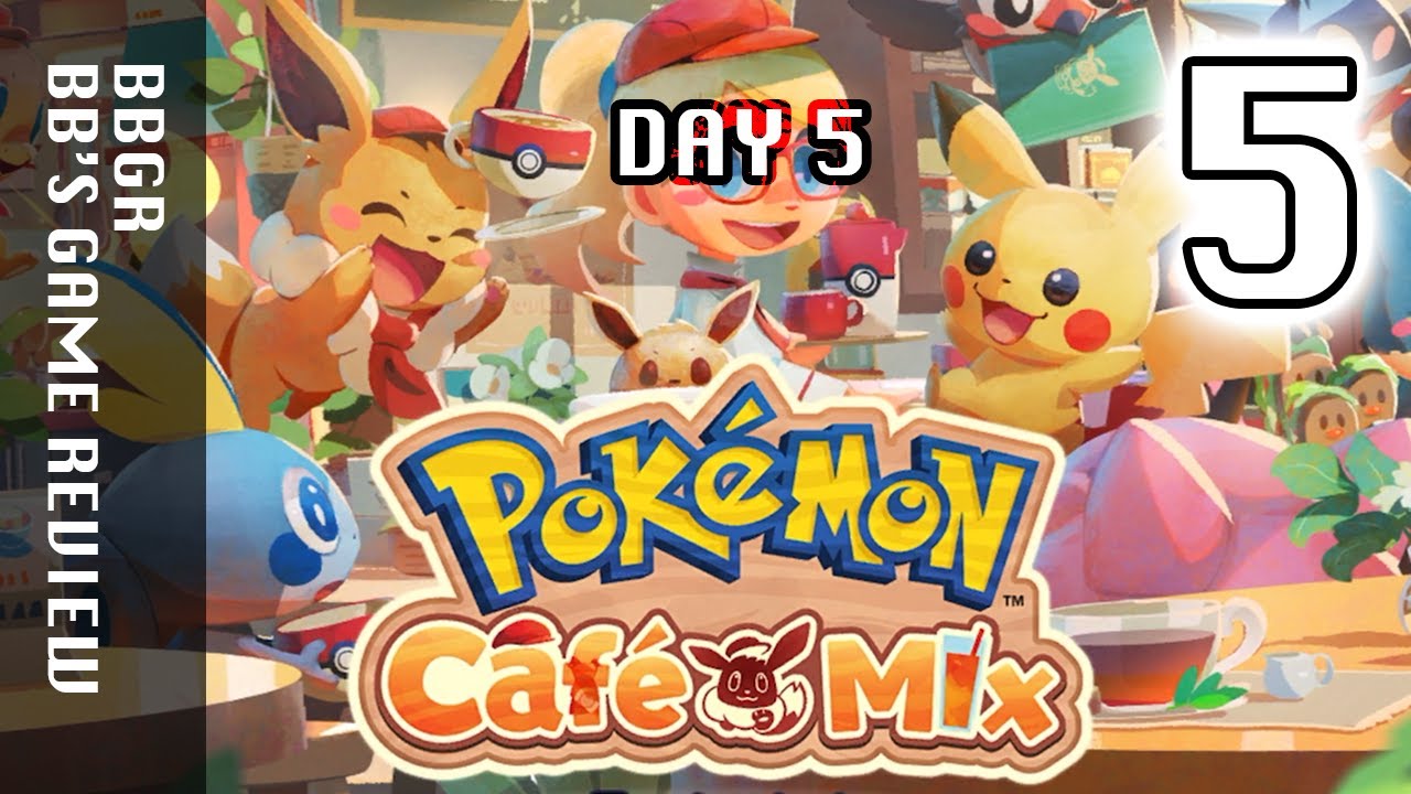 Pokemon Cafe Mix - Day 5, Game Play Walkthrough No Commentary 5 - YouTube