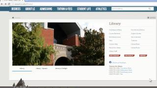 The LCSC Library Website