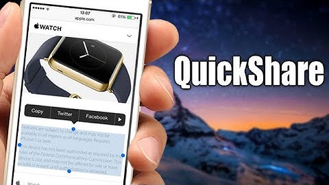 QuickShare For Action Menu - iOS 8 Cydia Tweak