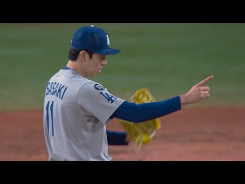 Roki Sasaki Strikes Out 2 in Relief Outing vs Mariners! (full at