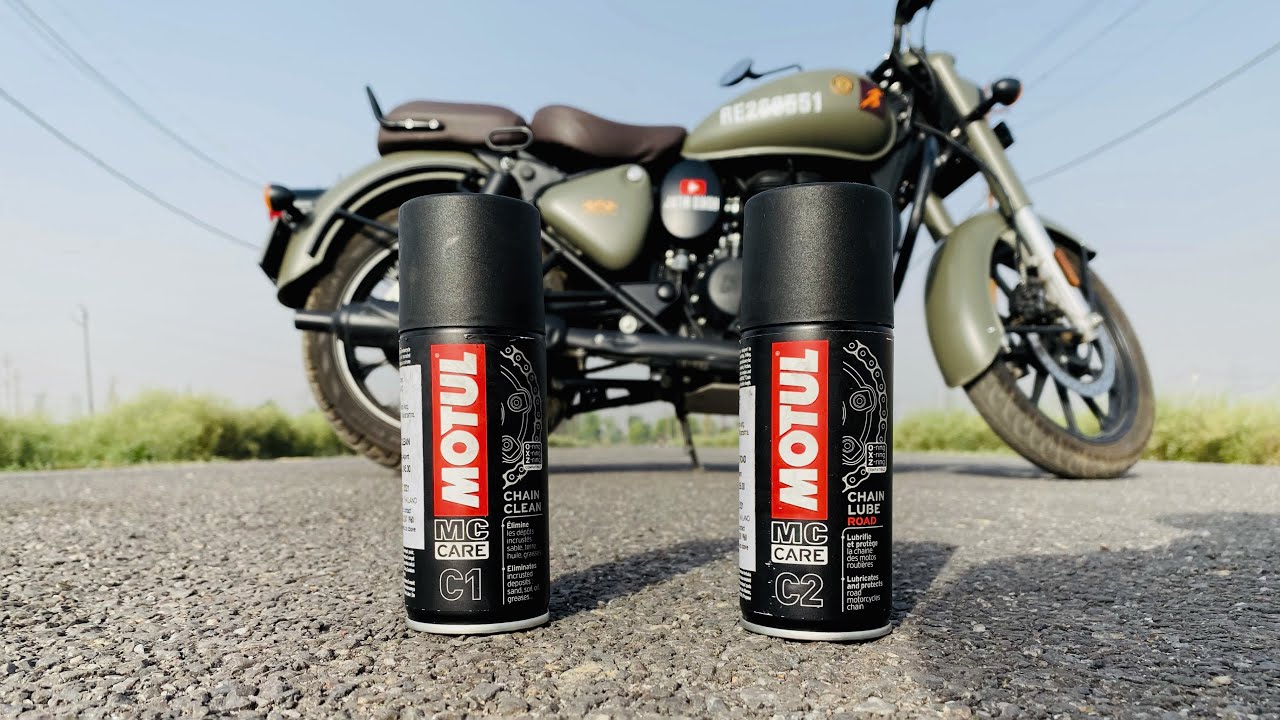ROYAL ENFIELD CLASSIC 350 NEXT GEN CHAIN CLEAN & LUBE MARSH GREY