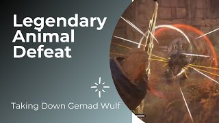 Defeating Legendary Animal Gemad Wulf In Ins Creed Valhalla